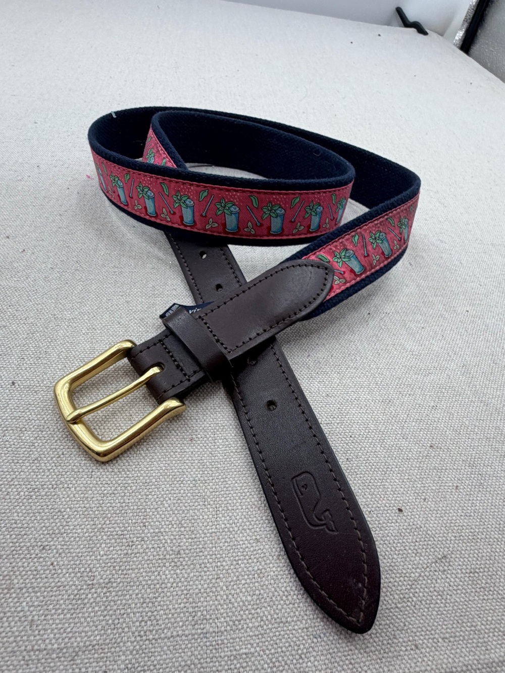 Vineyard Vines Kentucky Derby Mint Julep Belt